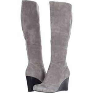 Cole Haan Nike Air Suede Wedge Cora Boots